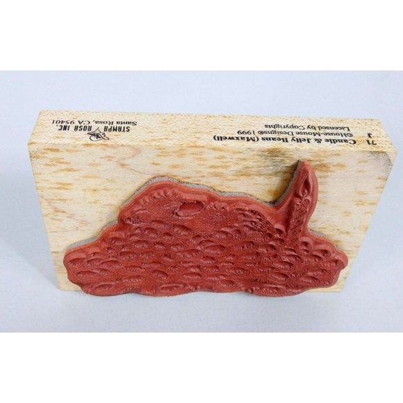 House Mouse Designs Candle & Jelly Beans (Maxwell) 1999 Mounted Rubber Stamp - Picture 6 of 7